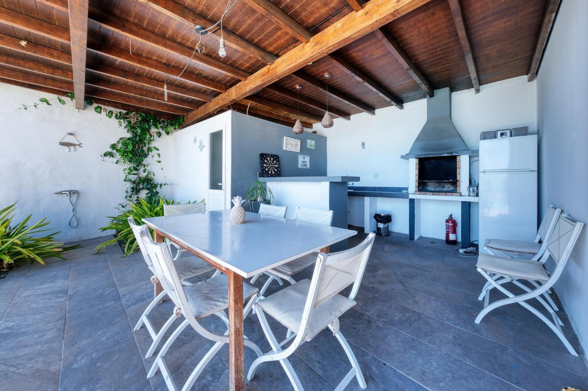 Villa Macher Piscina Y Bar Piscina Tías Zewnętrze zdjęcie